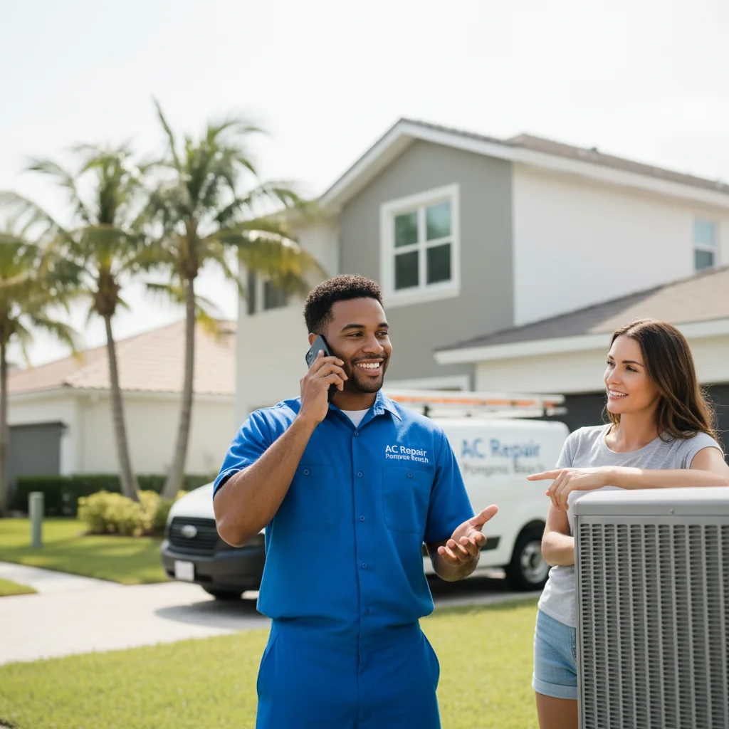 AC Repair Pompano Beach customer support in Allons